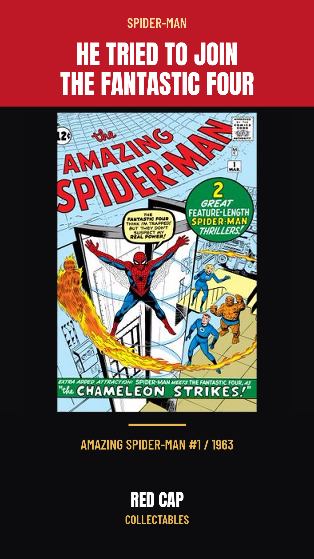 Cover of our SPIDER-MAN / MARVEL Short