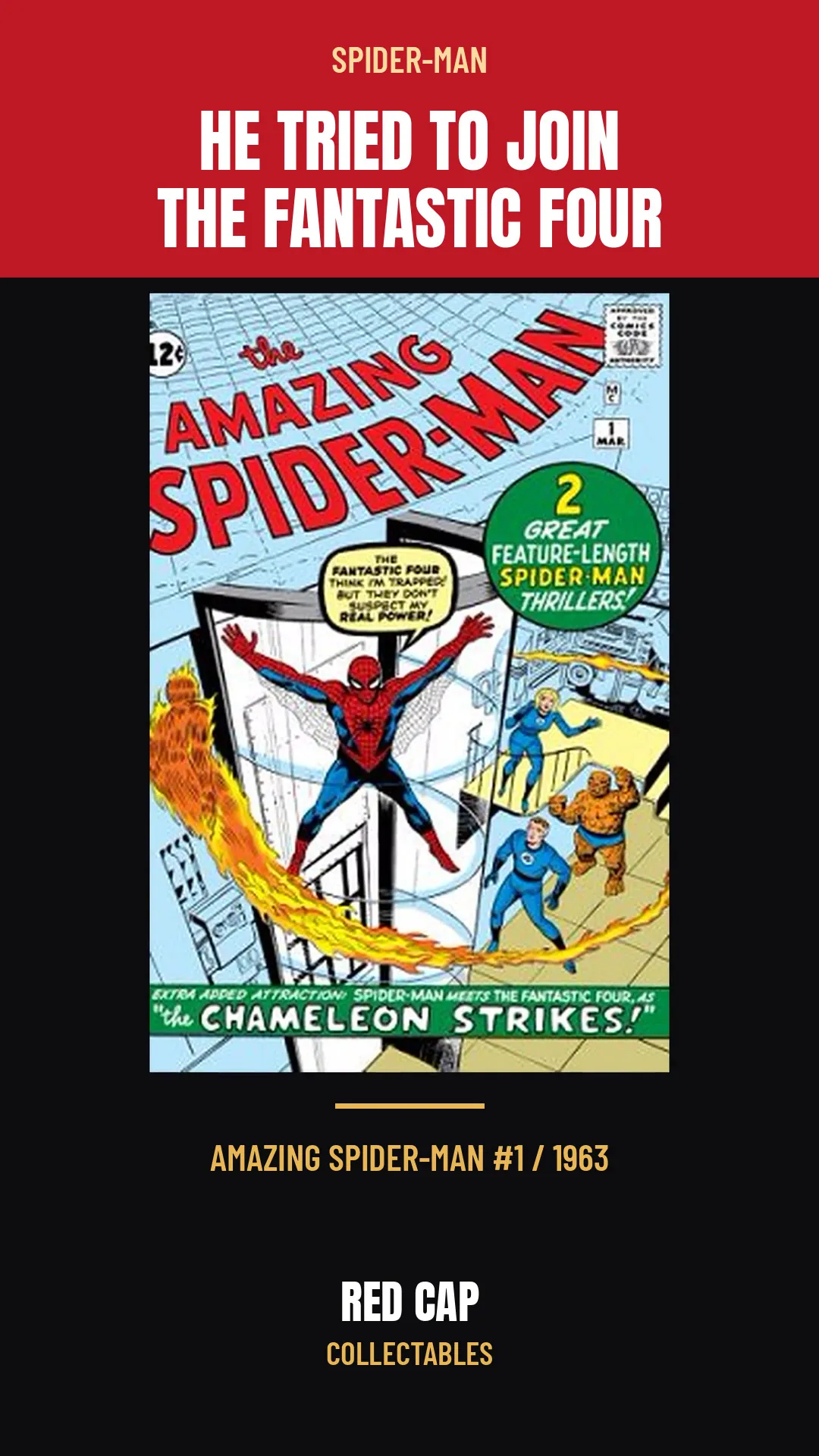 Cover of our SPIDER-MAN / MARVEL Short
